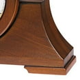 thumbnail image 3 of Bulova 12" Cambria Antiqued Walnut Mantel Clock, 3 of 4