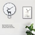 thumbnail image 4 of Pendulum Clock, 3.8x16.5x2in Mute Wall Clock, Silent Movement For Office Bedroom Living Room Hotel ANGGREK No, 4 of 8