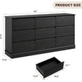 thumbnail image 3 of Sunvasagoo Drawer Dressers for Bedroom, Chest of Drawers with Deep Drawers, Large Dresser for Closet with Wide Top, 3 of 7