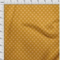 thumbnail image 4 of oneOone Cotton Jersey Mustard Yellow Fabric Asian Floral Block Fabric For Sewing Printed Craft Fabric By The Yard 58 Inch Wide, 4 of 4