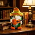thumbnail image 4 of Muñecos de Gnomos de Estilo Sueco con Guitarra y Maracas para La Decoración de Fiestas Del Cinco de Mayo, Adornos para Bandejas Escalonadas Del Hogar y Adornos Festivos para Celebraciones., 4 of 7