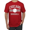 thumbnail image 1 of Wild Bobby City of Chicago CHI American Baseball Fantasy Fan Sports Men's T-Shirt, Red, 5X-Large, 1 of 6