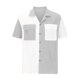 thumbnail image 3 of Camisas de Manga Corta de los Hombres Collar de Vuelta de la Solapa, Blusa Casual para el Aire Libre, el Ocio Y el Uso Diario Del Verano, 3 of 5