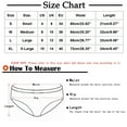 thumbnail image 2 of Thongs Panties for Women Tbopshirt Womens Thongs Briefs,Solid Underwear Lingerie Panties Ladies Underpants Thongs,Women's Hipsters Underwear, 2 of 2