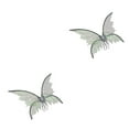 thumbnail image 4 of Qarigey Butterfly Fairy Wing Fancy Dress Costume Dress Girls Child Festival Prop up Negro 2Conjunto, 4 of 6