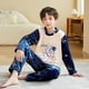 thumbnail image 4 of Ropa para niños, pijamas para niños y niñas, pijamas de felpa con dibujos de dinosaurios para bebés, ropa de dormir cálida de Navidad, ropa de noche para adolescentes de invierno, 4 of 4
