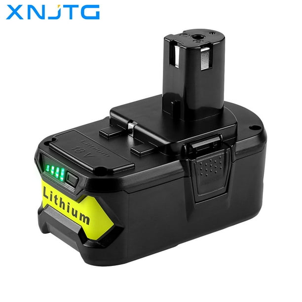 Li ion Rechargeable Battery for Ryobi 18V P103 P108 Power Tool