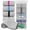 5 Pack - Grey, variant on DARCHEN [5 Pack] Gym Towels Accessories for Men, Quick Dry Sweat Towel for Workout Tennis Sports Exercise, Microfiber Silver Ion Towels Compact & Absorbent