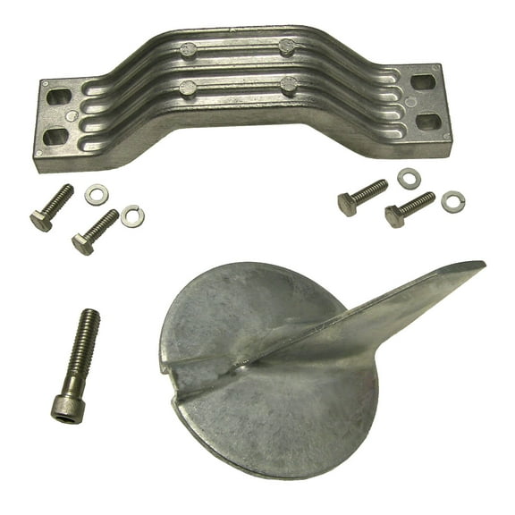 Complete Aluminum Anode Kit Fits Yamaha 200-250 Hp 4 Stroke Outboards Us Military Grade Aluminum Kit Replaces Quicksilver 8m6007985, Martyr CMY2002250KITA, Seachoice 95231, Sierra 18-6132, 21104AL NEW