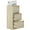 Oak, variant on HOMCOM 4 Drawer File Cabinet Lockable Filing Cabinet for A4 Letter Black