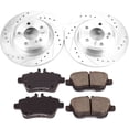 thumbnail image 3 of PowerStop Rear Z23 Evolution Sport Carbon-Fiber Ceramic Brake Pad and Drilled & Slotted Rotor Kit Fits: MERCEDES-BENZ Select Models K6895, 3 of 10