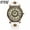 F, variant on TIHLMK Watch for Women Casual Quartz Leather Band V Strap Watch Analog Wrist Watch