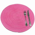thumbnail image 3 of RUIQPGRT Sales Today Clearance Coolmade Round Woven Placemats Set Of 6 Dining Tables Home and Kitchen, 3 of 5