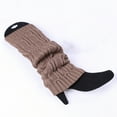 thumbnail image 4 of Women's Fingerless Gloves Printed Elbow Length Knitted Arm Warmers, 4 of 8