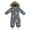 Grey, variant on LIJCC Toddler Ski Snow Suit Kids One Piece Snowboarding Zip Up Jacket Waterproof Windproof Jumpsuit Winter Snowboarding Outdoor Overalls Insulated Ski Suit