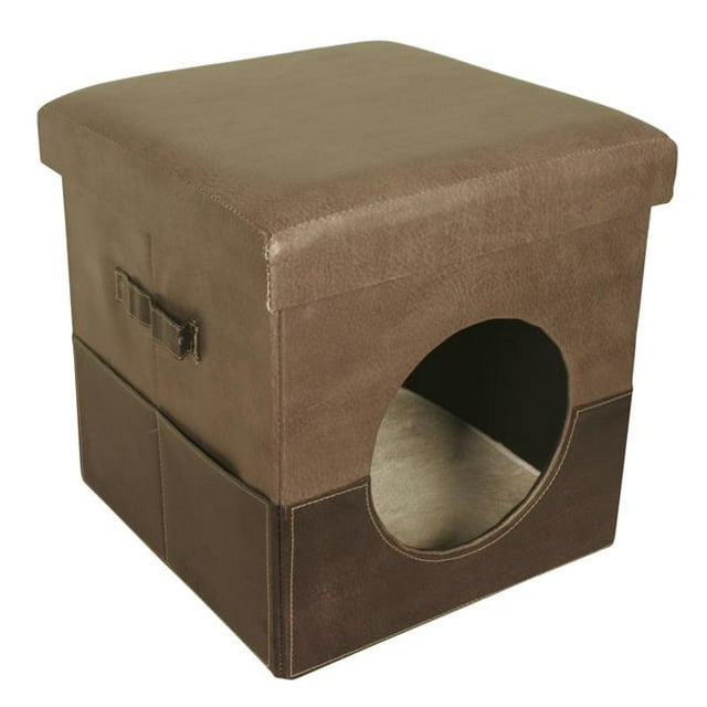 Wald Imports 70067-GRA Two Tone Collapsible Pet Bed, Gray