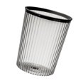 thumbnail image 2 of Cubo de basura transparente con anillo superior, tapa fácil de colocar, cubo de basura de gran capacidad para el hogar, color negro, 2 of 8