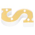 thumbnail image 3 of Alphabet Lamp, Easy To Use Sign Lamp Wide Application Gold Plastic  For Birthday Party For Decorative Light, 3 of 8