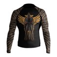 thumbnail image 2 of Raven Fightwear Men's Archangel MMA BJJ Rash Guard Black Large, 2 of 3