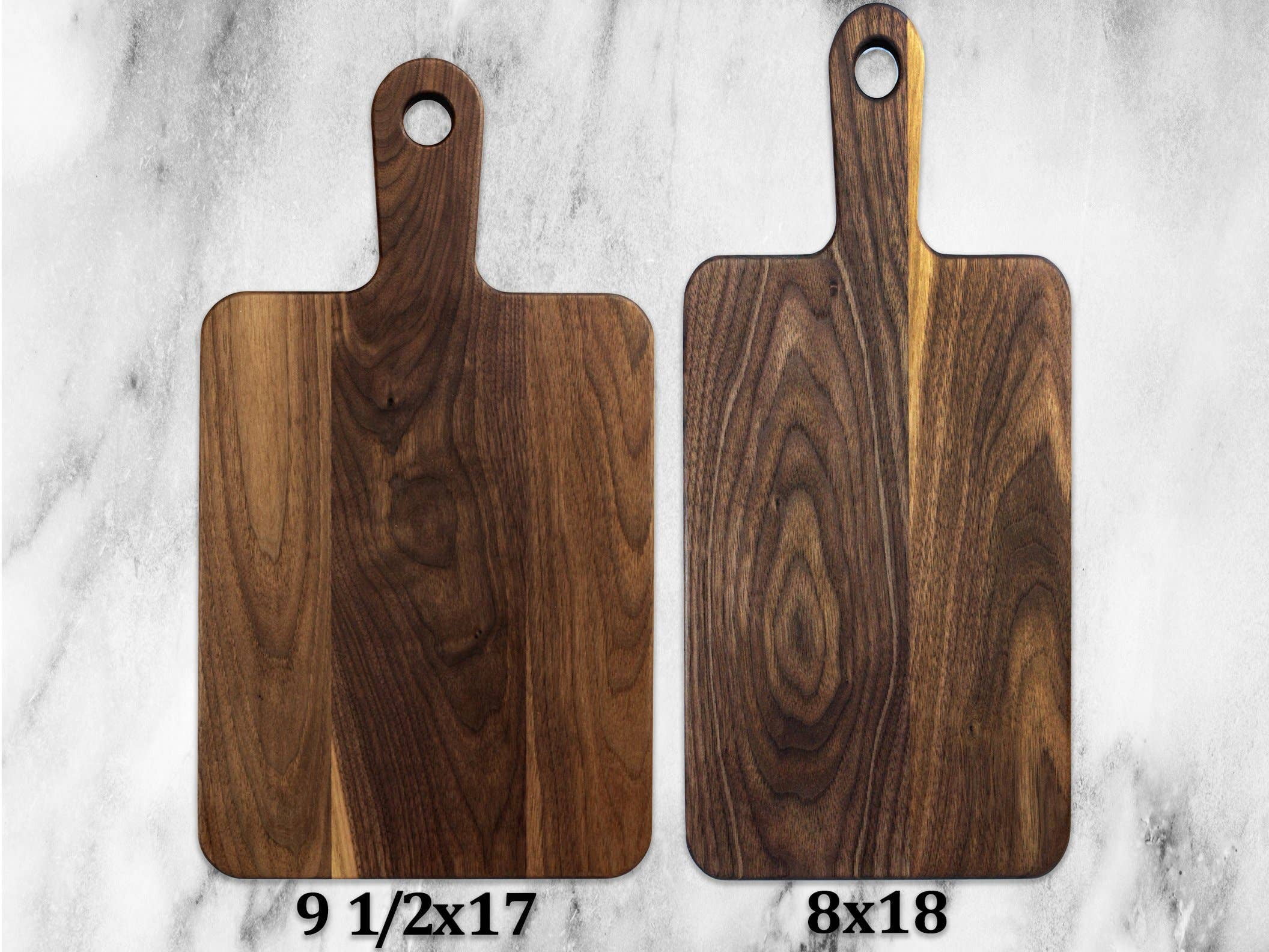Refine Walnut Cutting Board with Handle and Made in USA