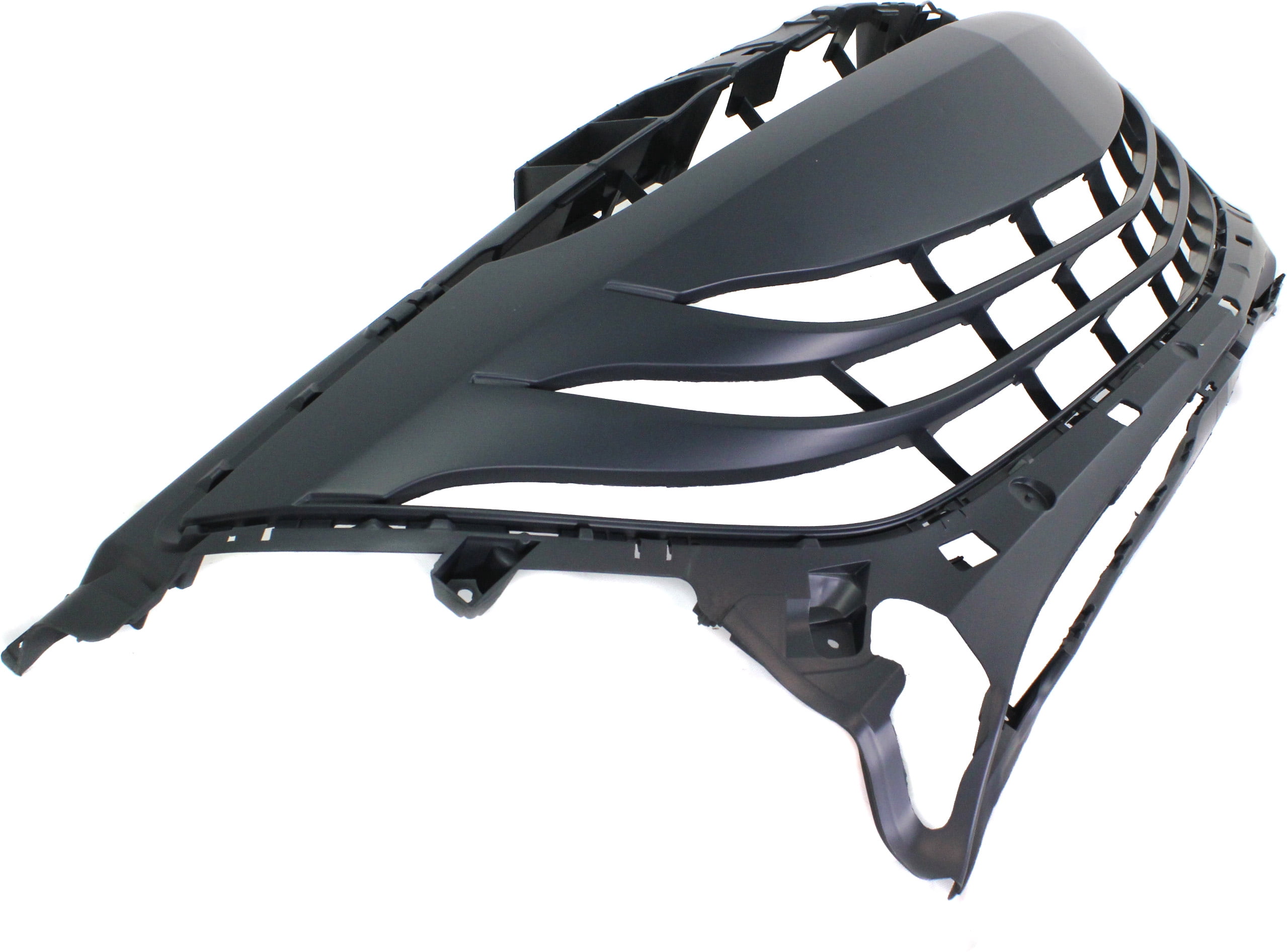 Bumper Grille Compatible With 2010-2012 Mazda 3 Front, Lower Black