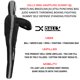 thumbnail image 2 of Maniquí de entrenamiento DALLX 152 cm sin rellenar (Negro Gris), 2 of 7