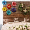 thumbnail image 4 of Homerr Metal Flower Wall Art Garden Wall Decor Handmade Multicolored Metal Sunflower Wall Decor Flower Art for Garden Home Outdoor Hanging Decoration, 4 of 8