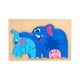 thumbnail image 2 of Rompecabezas de formas de animales, manualidades en madera, actividades de aprendizaje, juguetes de desarrollo, motricidad fina Elefante, 2 of 7