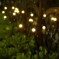 thumbnail image 3 of Lovoski, luces solares de jardín para exteriores, luz LED de jardín para , decoración de patio trasero Blanco cálido Macarena Luces de estaca, 3 of 8