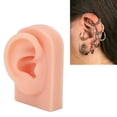 thumbnail image 4 of Silicone Human Ear Model, Comfortable Easy To Use Fake Ear Model Right Ear  For Acupuncture Practical Training For Headphones Display Light Complexion,Dark Complexion,Brown, 4 of 8