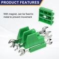 thumbnail image 3 of 46pcs Magnetic Wrench Organizer for Tool Box, Magnetic Modular Wrench Organizer Holder Toolbox Universally for 46 Tools Drawer Chest Ratcheting Offset Wrenches, Green, 3 of 7