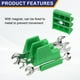 thumbnail image 3 of Organizador Magnético de Llaves de 23 piezas para Caja de Herramientas, Soporte Organizador Modular de Llaves Magnéticas Universal para 23 Herramientas en Cajón de Llaves de Trinquete Offset, Verde, 3 of 7