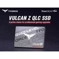 thumbnail image 4 of Teamgroup T-Force Vulcan Z 1Tb Slc Cache 3D Nand Qlc Unidad de estado sólido interna Sata Iii de 2,5 pulgadas Ssd (velocidad R/W hasta 550/500 Mb/S) T253Ty001T0C101, 4 of 7