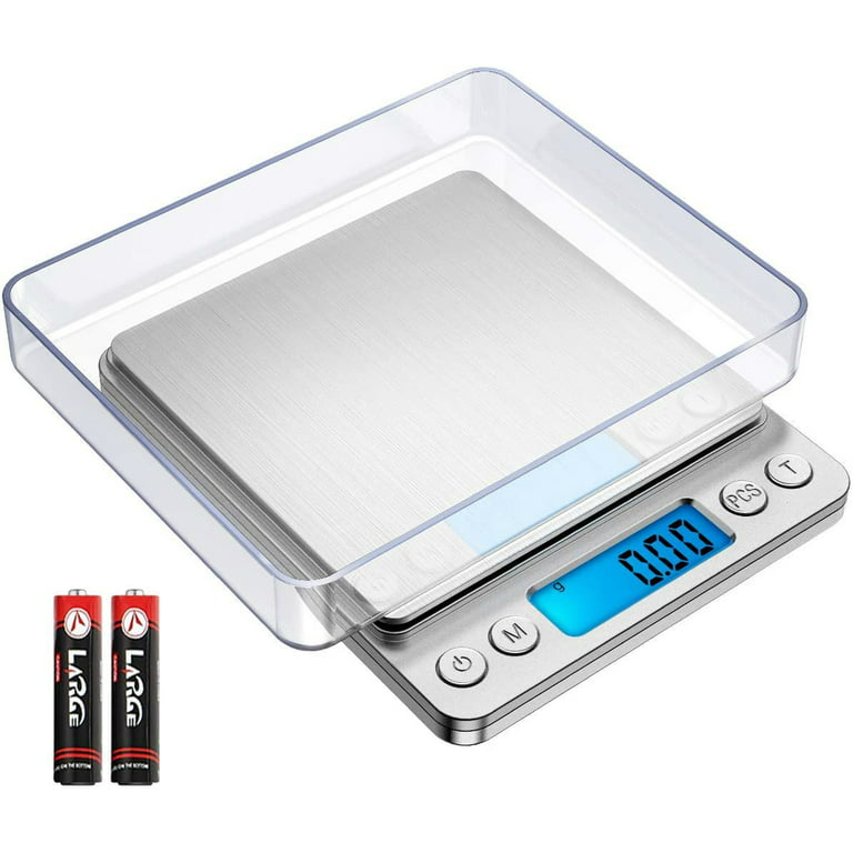 Digital Scale Digital Weight Grams and Oz Food Kitchen Scale LCD Display  Scale Portable Electronic Balance Pocket Jewelry Weight Gram Scale  Precision