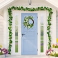 thumbnail image 4 of Northlight Hellebores and Ivy Artificial Spring Floral Wreath, 24-Inch, 4 of 7