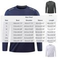 thumbnail image 3 of VSSSJ Men's Crewneck T-Shirts Long Sleeve Lightweight Plain Tees Moisture Wicking Casual Solid Color Loose Workout Athletic Tshirts Black XXL, 3 of 7