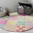 thumbnail image 2 of SAFAVIEH Kids Collection SFK356A Handmade Pink/Multi Rug, 2 of 10