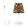 thumbnail image 2 of BZSMCE Table Lamp Creative Colorfull Texture Pattern Simple Pattern Night Light, 2 of 8