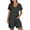 Dark Gray2, variant on Short Sleeve Rompers for Women Loose Stretch Shorts Bodysuit Summer Casual Dressy T-Shirt Overalls