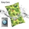 thumbnail image 6 of Honeii Kiwi and Avocado Print Pillow Cases,Plush Throw Pillow Covers,Decorative Pillowcase for Sofa, Couch, Living Room-16"x24", 6 of 6