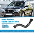 thumbnail image 2 of Lower Radiator Engine Coolant Hose for BMW X3 2.5L L6 - Gas 3.0L L6 - Gas 2004 2005 No.17123413819, 2 of 7