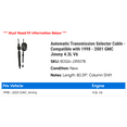 thumbnail image 2 of Automatic Transmission Selector Cable - Compatible with 1998 - 2001 GMC Jimmy 4.3L V6 1999 2000, 2 of 2