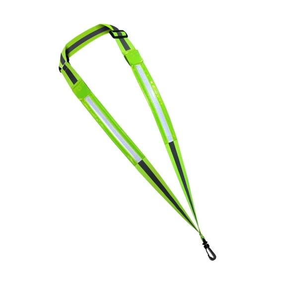 USB Rechargeable LED Reflective Belt 5 Light Color 3 Modes Reflective Sash for Night Running Walking Easy to Use