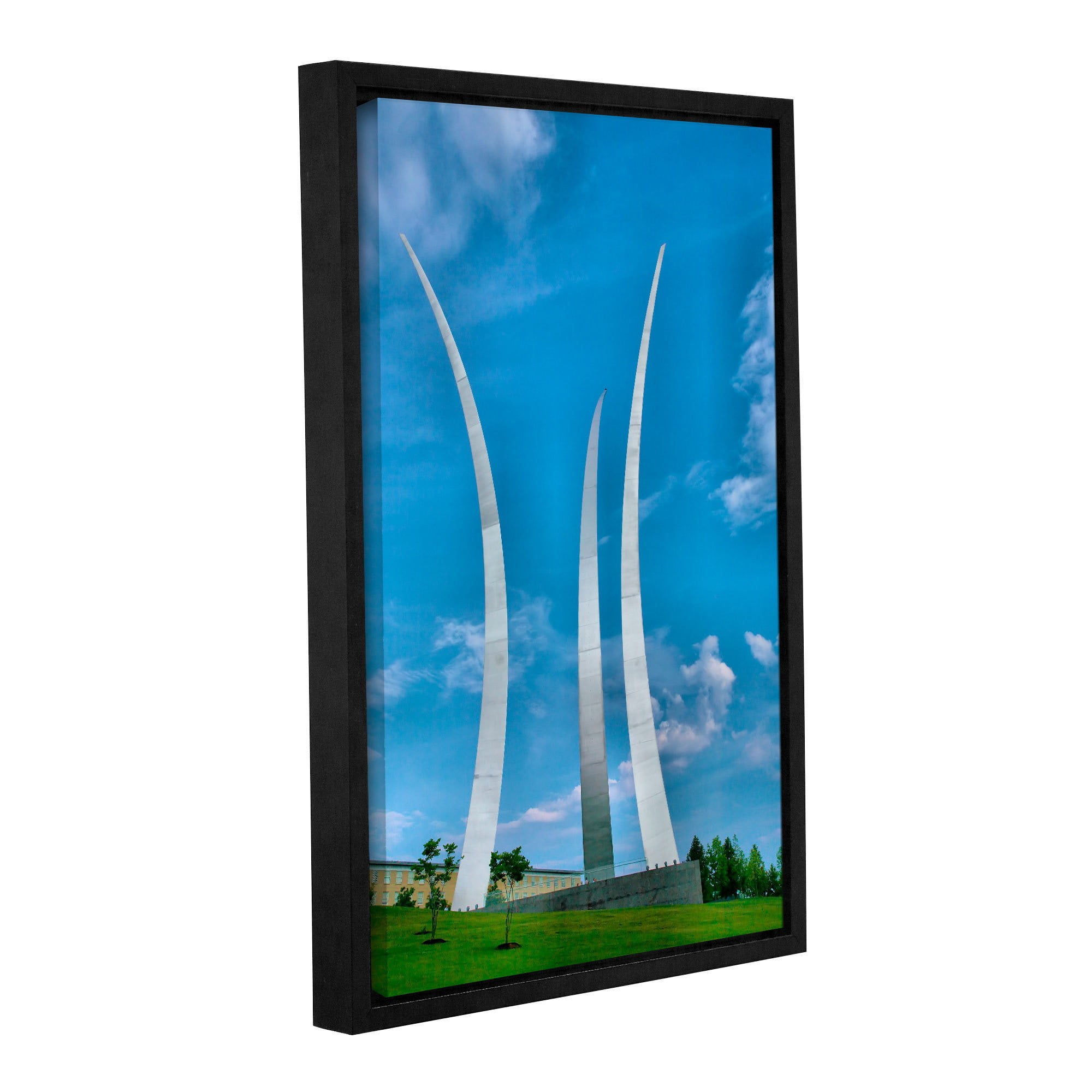 ArtWall Steve Ainsworth "Air Force Memorial" Gallery-Wrapped Floater-Framed Canvas