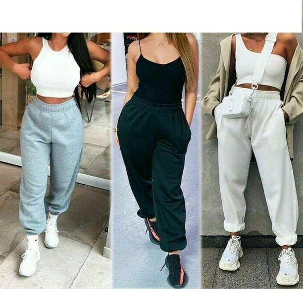 Women Pants Fashion Harem Hip Hop Dance Pants Sweatpants Costumes Female  Harem Jazz Trousers Embroidery Loose Sports Long Pants