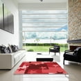 thumbnail image 7 of Ahgly Company Machine Washable Indoor Rectangle Transitional Red Area Rugs, 4' x 6', 7 of 7