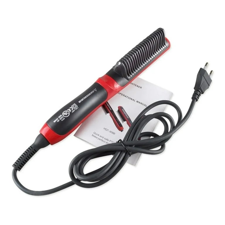 Multi-function Hair Straightener Comb Red Light Anti-Scald Hair