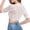 White, variant on Womens Tops Oktoberfest Lace Trim Traditional Peasant Style Tops Casual Festival Holiday Summer Fashion Wear Tees