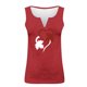 thumbnail image 2 of Camiseta de Moda Casual sin Mangas con Cuello en V para el Hogar Y el Uso Diario, 2 of 4