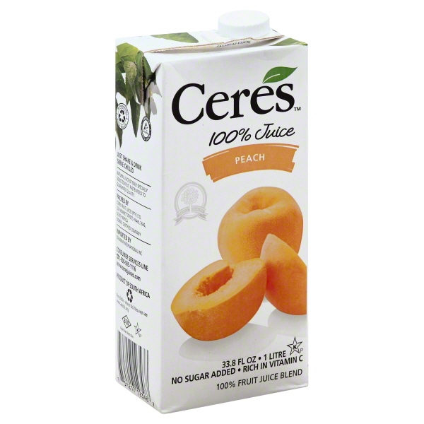 Ceres Juices Juice Peach Case Of 12 33.8 Fl Oz